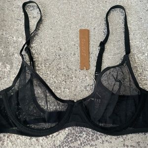 Skims Ultra Fine Mesh Underwire Scoop Bra